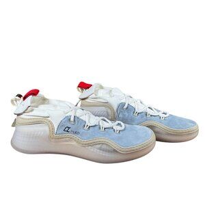 Christian Louboutin Men's Arpoador Flat Sneaker Zinc Bianco Size 45